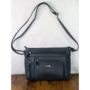 MultiSac Summerville Blue East West Crossbody Bag Adjustable Purse Handbag